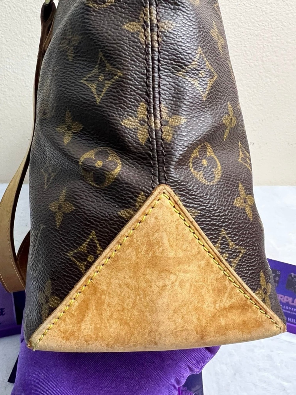 Cabas Piano Monogram Canvas Tote Bag in Brown - Picture 3 of 11